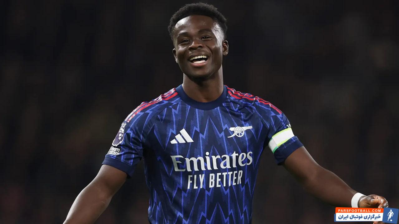 آرسنال در حال مذاکره با بوکایو ساکا برای تمدید قرارداد این بازیکن