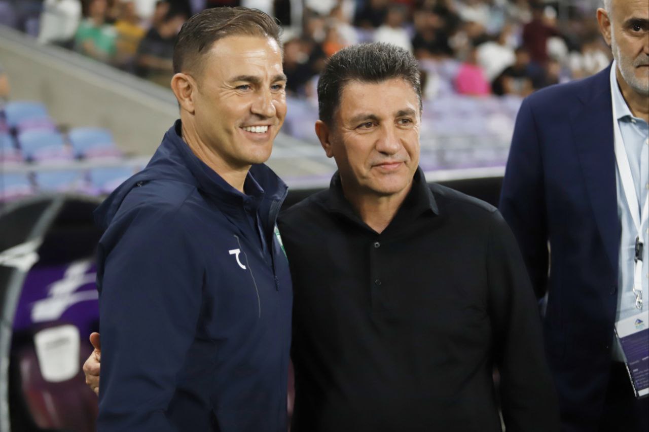 عکس از فابیو کاناوارو و امیر قلعه نویی در جام العین