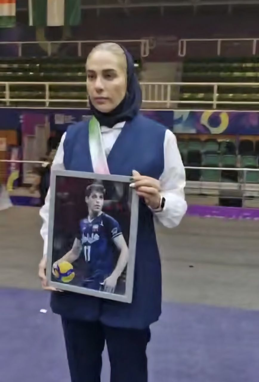 عکس از مهروز ساعی و قاب عکس صابر کاظمی