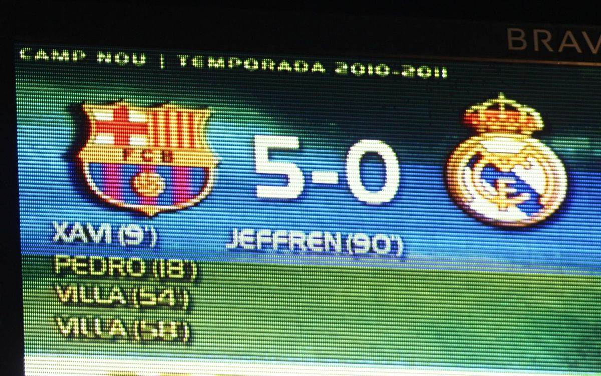 تحقیر رئال مادرید به دست بارسلونا در نیوکمپ