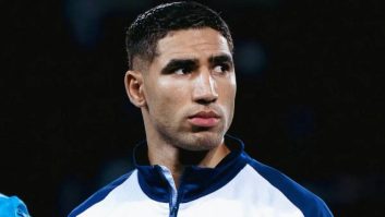 حضور اشرف حکیمی در استادیوم الچه برای تماشای دیدار الچه 2-2 رئال مادرید