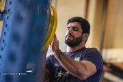 تمرین کشتی آزاد