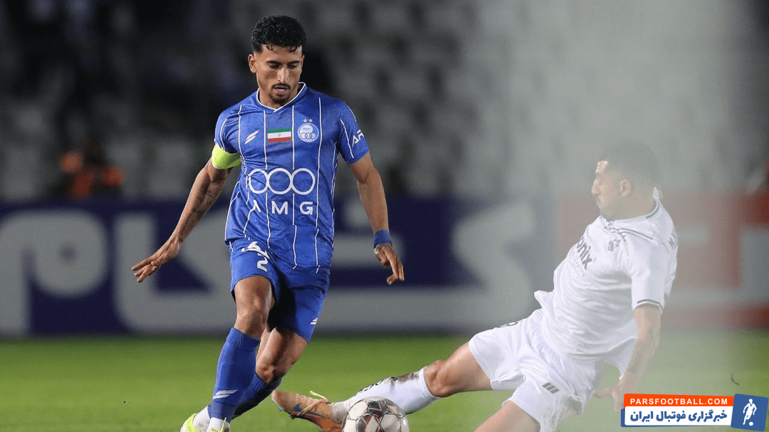 صالح حردانی فول‌بک راست استقلال با نقش کاپیتانی تأثیرگذار در دیدار برابر ملوان