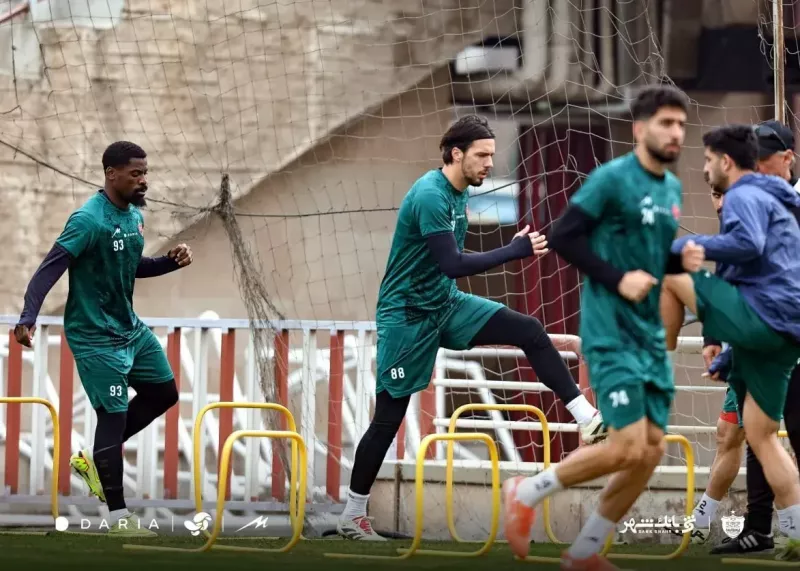 حضور مارکو باکیچ در تمرین پرسپولیس پس از بهبودی از مصدومیت