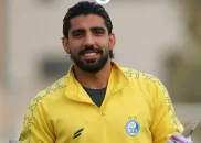 تصویری از حبیب فرعباسی با روحیه و انگیره بالا در تمرین استقلال