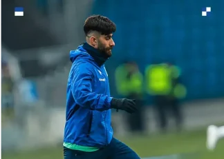 علی قلی‌زاده روی نیمکت در دیدار لخ پوزنان برابر کراکوویا