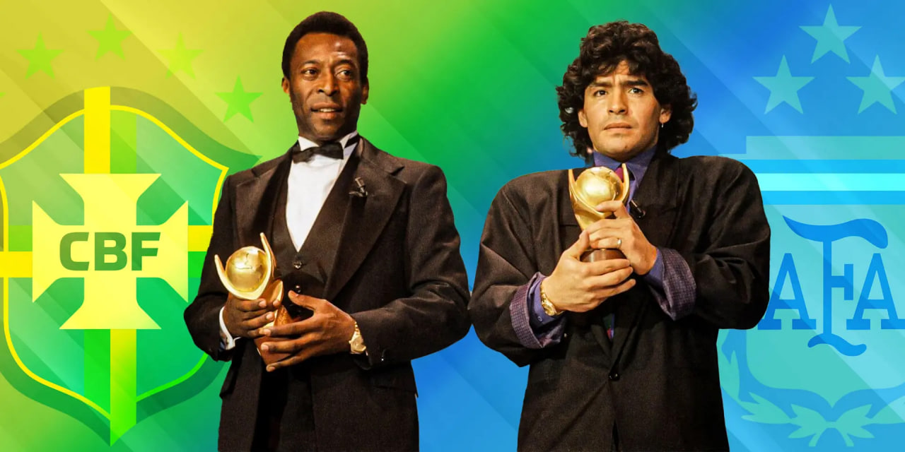 pele-maradona_2025-12-02_21-49-30 دیگو آرماندو مارادونا، آرژانتین - پله، برزیل