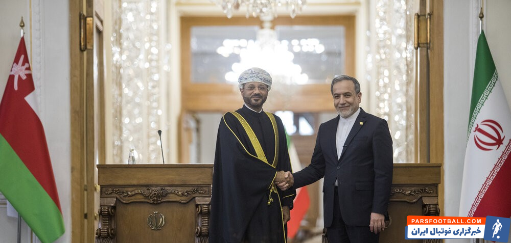 دیدار بدر البوسعیدی وزیر خارجه عمان با سید عباس عراقچی وزیر خارجه ایران