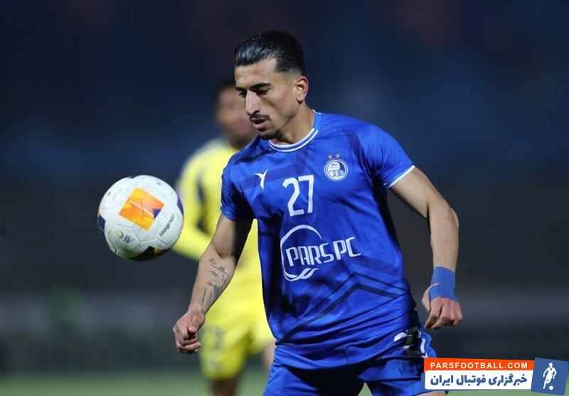 غیبت صالح حردانی از ترکیب استقلال از دیدار برابر تراکتور به دلیل محرومیت