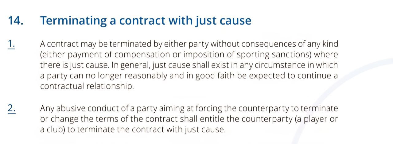 ماده 14 بند 2 مقررات نقل و انتقالات فیفا