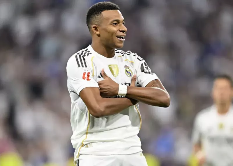 کیلیان امباپه در صدر لیست بیشترین گل و پاس گل در سال 2025