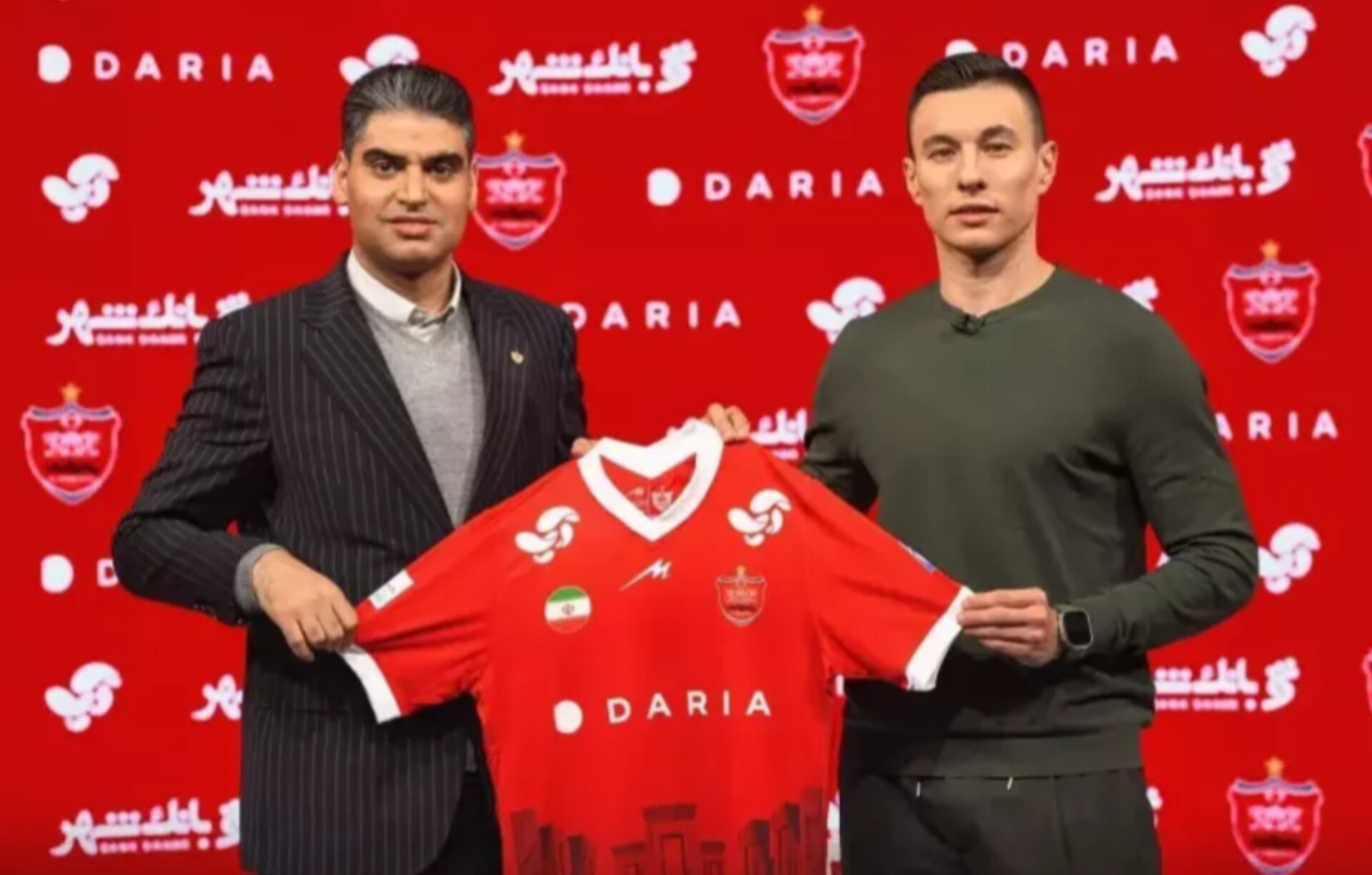 ایگور سرگیف - پیمان حدادی - پرسپولیس - لیگ برتر - فوتبال ایران