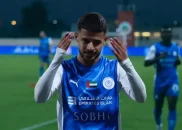 مهدی قایدی روی پوستر النصر برای دیدار برابر بنی‌یاس در لیگ امارات