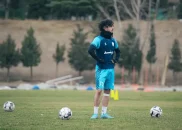 صفری با انگیزه بالا در تمرین چادرملو پیش از دیدار با فولاد