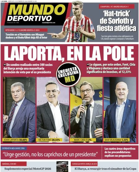 روزنامه های ورزشی اروپا - کیوسک طرفداری