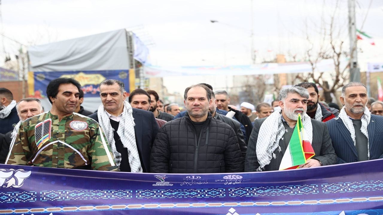 حضور جامعه ورزش کشور در راهپیمایی دشمن شکن ۲۲ بهمن