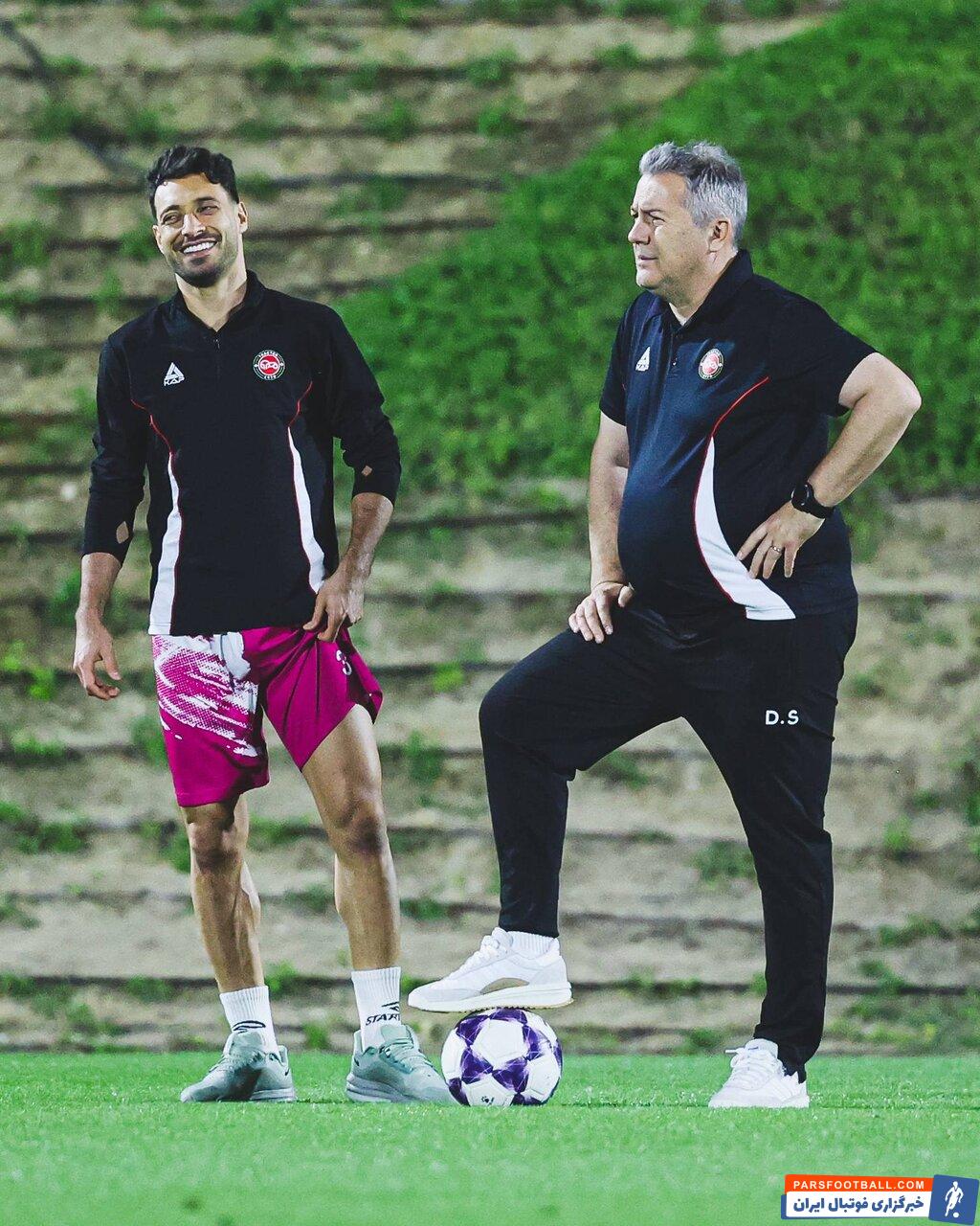 شجاع خلیلزاده دیشب در تمرین تراکتور حضور داشت