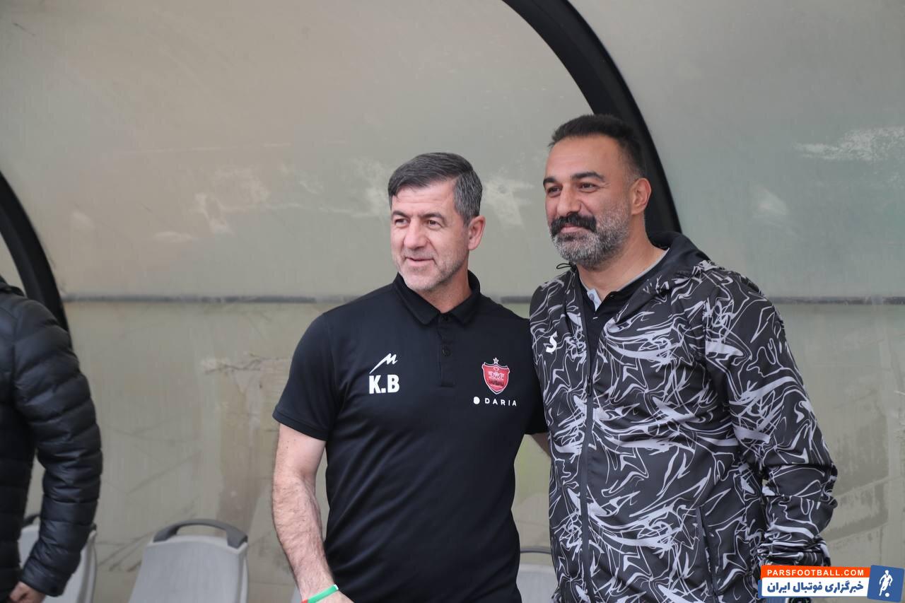 برخورد جالب کریم باقری با حنیف عمران‌زاده در دیدار پرسپولیس با چادرملو