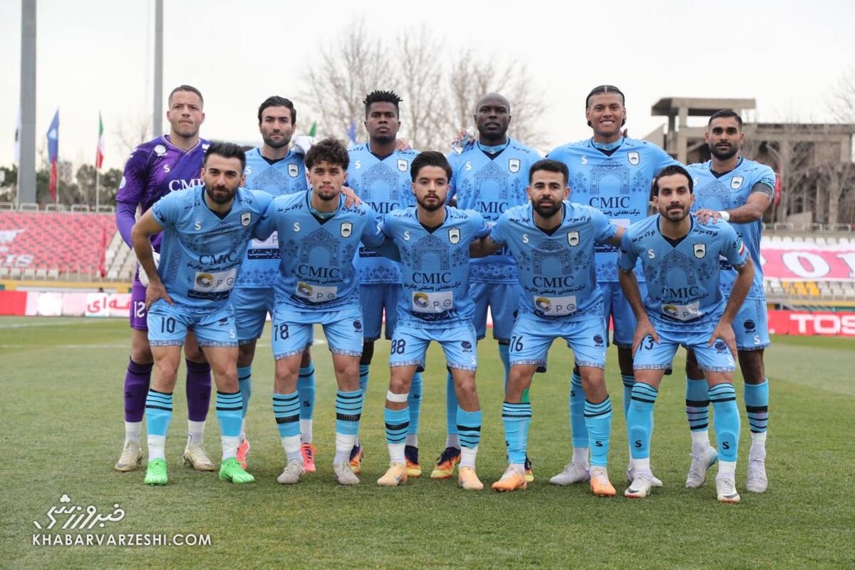 عکس تیمی چادرملو مقابل پرسپولیس