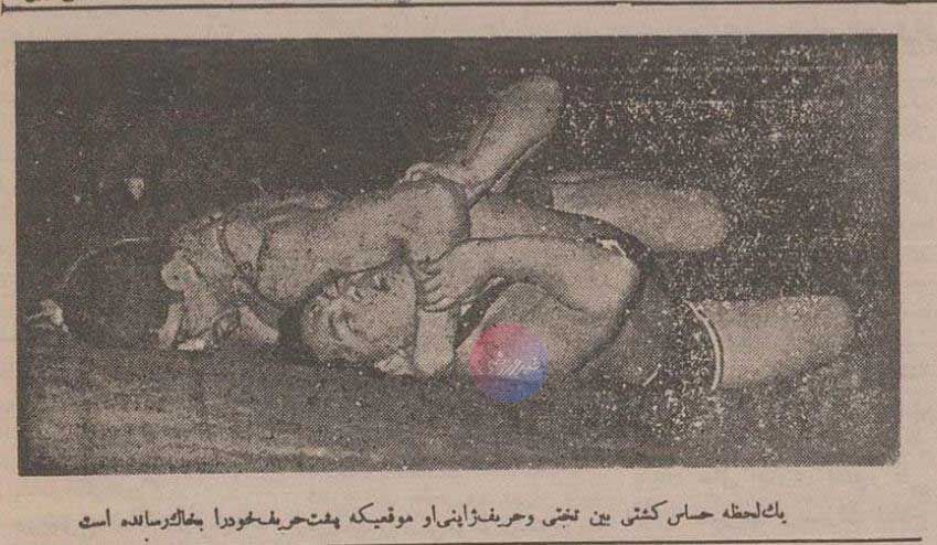 تختی حریف ژاپنی را خاک کرد