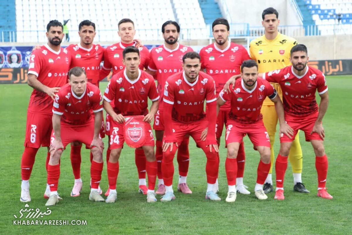 عکس تیمی پرسپولیس مقابل ملوان