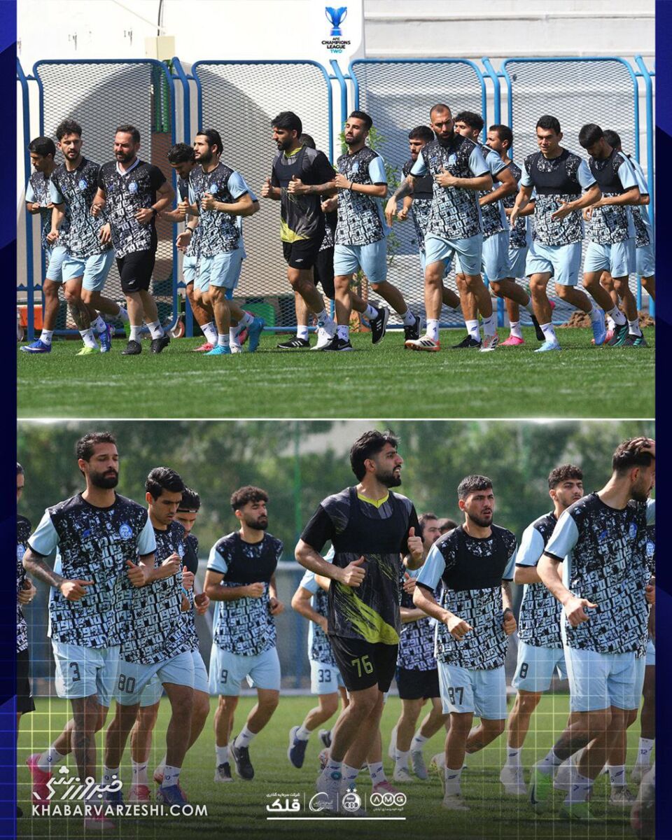 تمرین ریکاوری تیم فوتبال استقلال