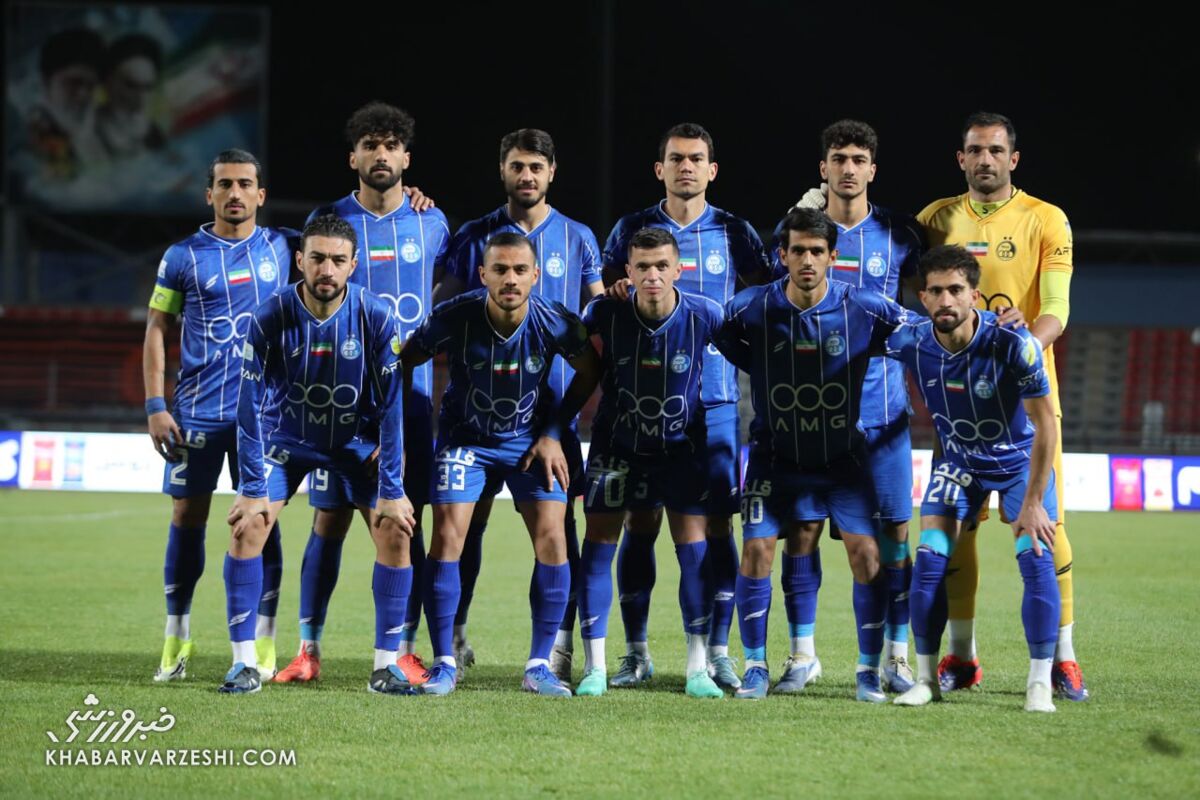 عکس تیمی استقلال مقابل مس رفسنجان