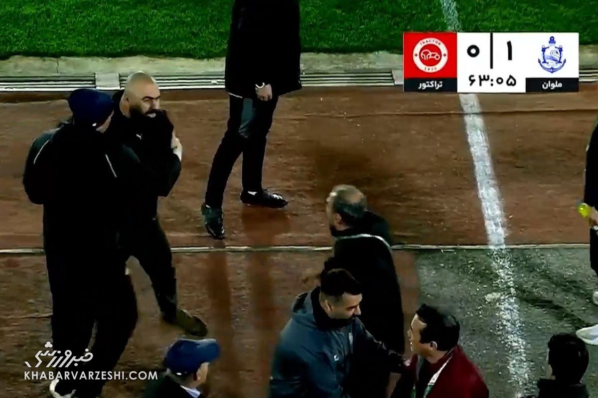 درگیری مازیار زارع و خداداد عزیزی
