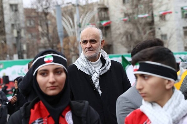 حضور جامعه ورزش در راهپیمایی ۲۲ بهمن