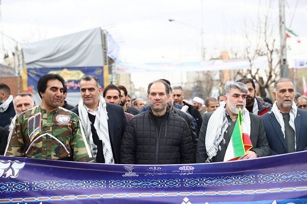 حضور گسترده جامعه ورزش در راهپیمایی ۲۲ بهمن