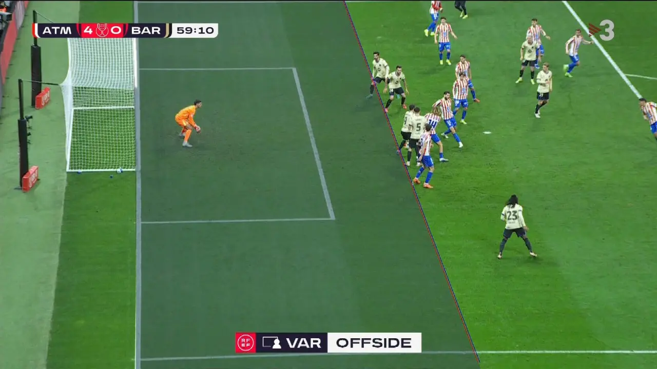 بیانیه رسمی کمیته داوران اسپانیا درباره گل مردود بارسا