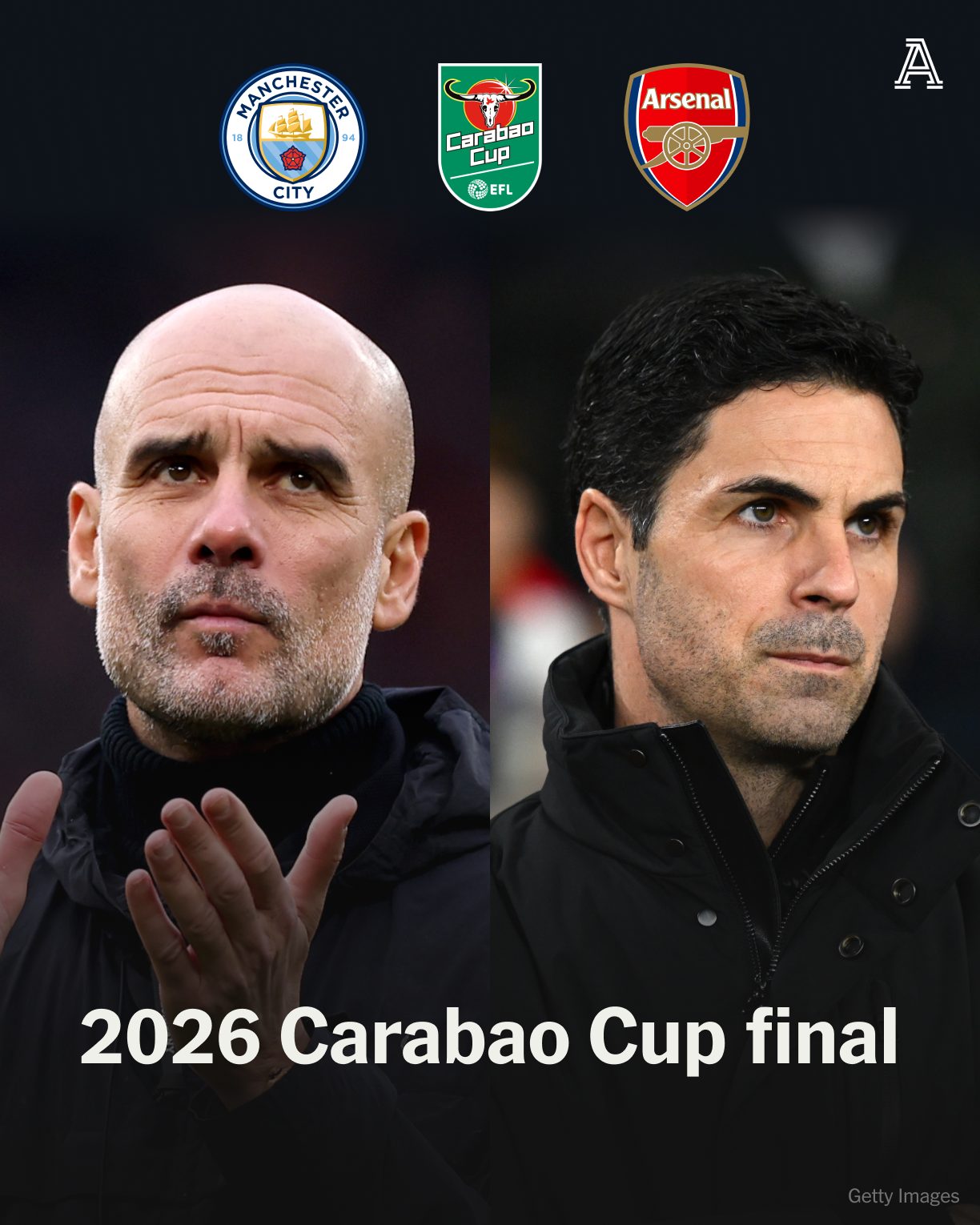 سرمربی منچسترسیتی و آرسنال