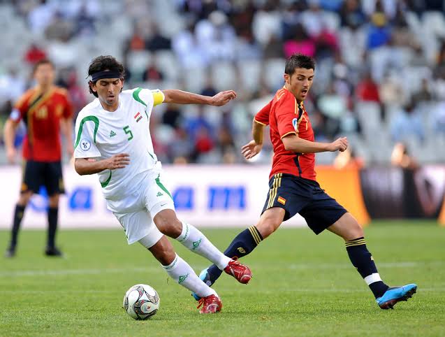 عکس از بازی اسپانیا و عراق در جام کنفدراسیون‌های ۲۰۰۹