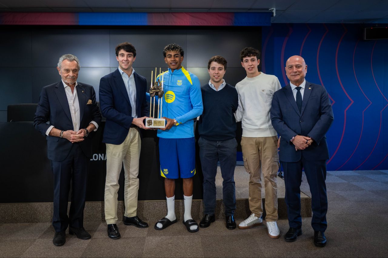 جایزه آلدو روویرا به لامین یامال رسید