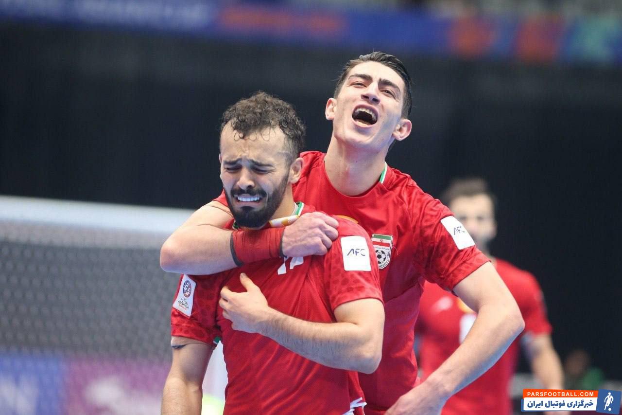 اشک های سالار آقاپور پس از گلزنی برابر عراق در جام ملت های فوتسال آسیا