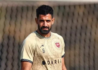 حسین کنعانی در تمرین امروز تیم پرسپولیس غایب بود