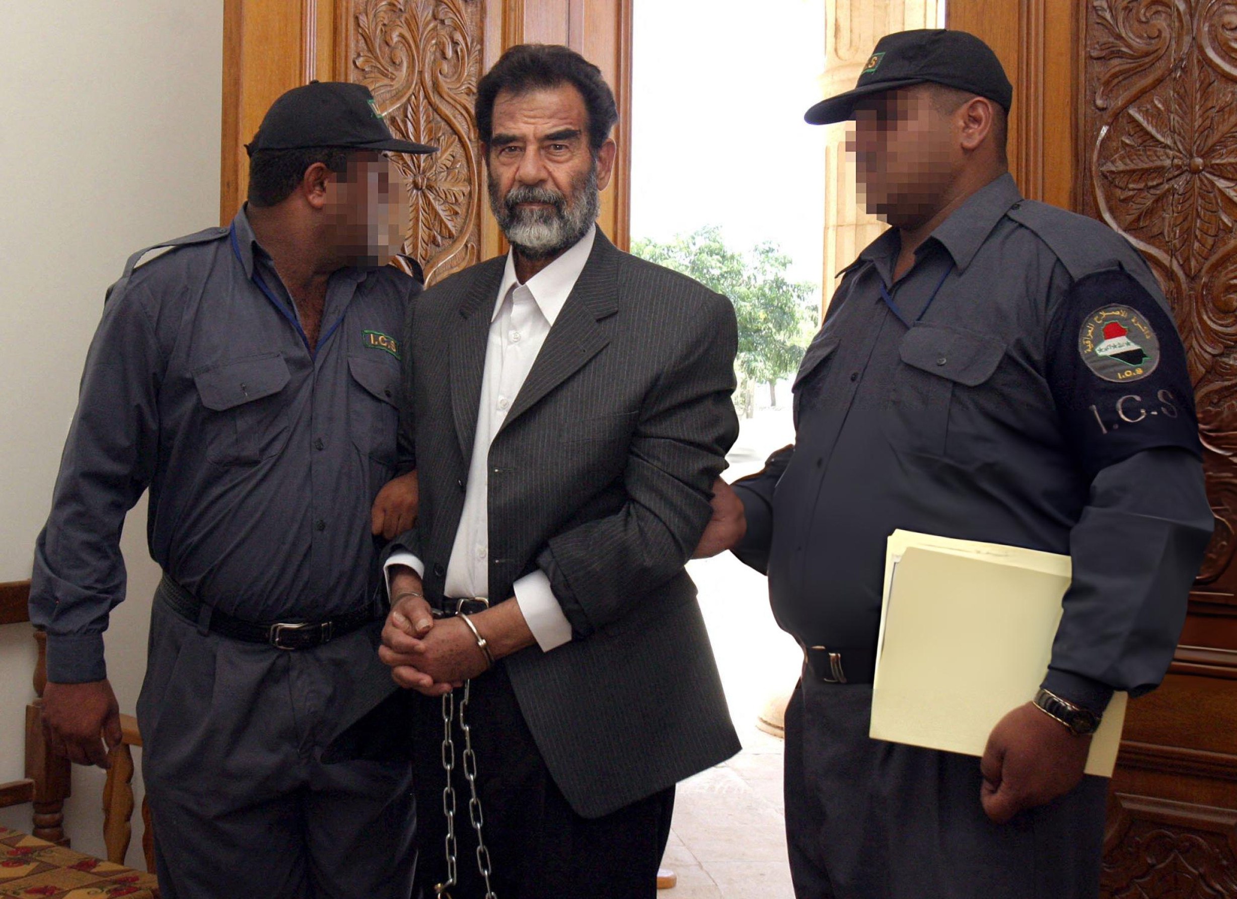 دستگیری صدام