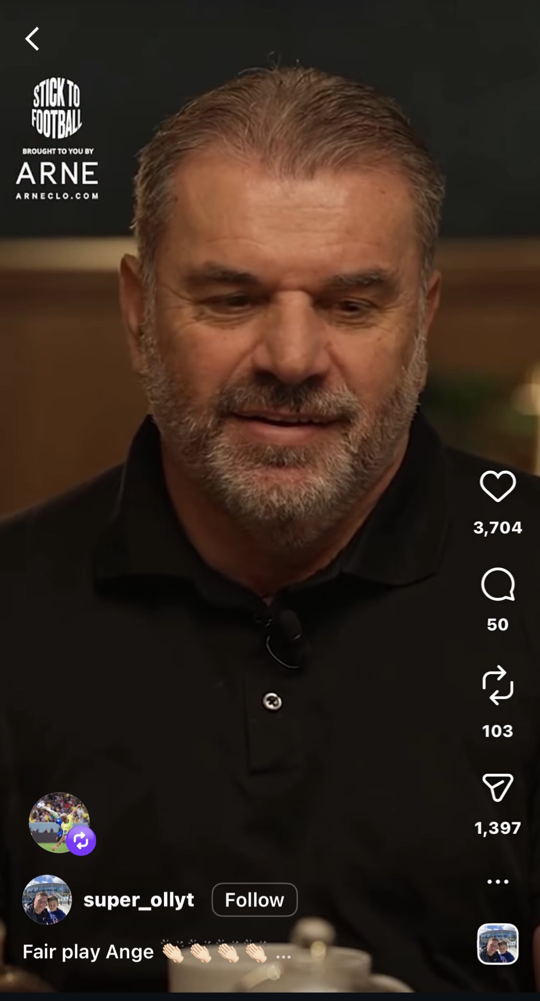 واکنش ریچارلیسون به مصاحبه آنژ پوستکوعلو