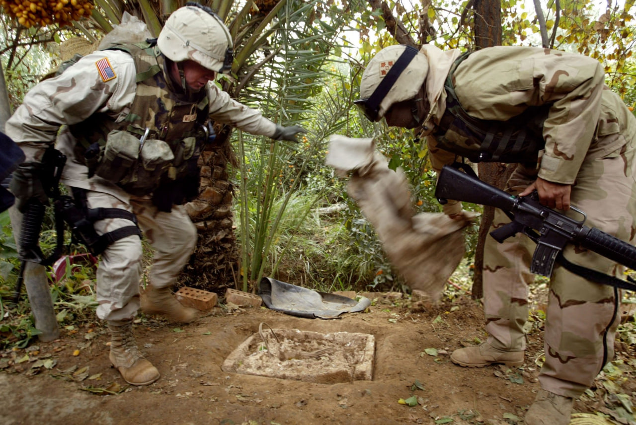 کشف پناهگاه صدام