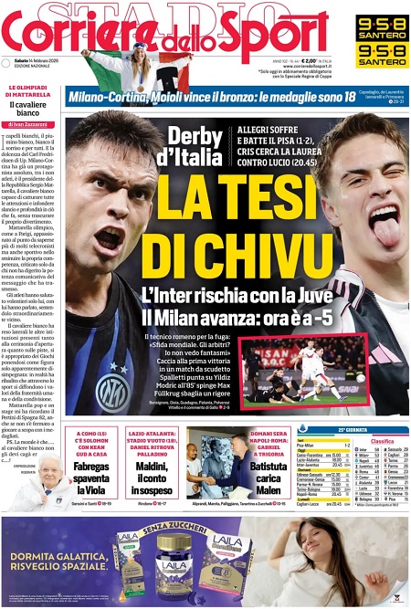 کوریره دلو اسپورت - 14 فوریه 2025