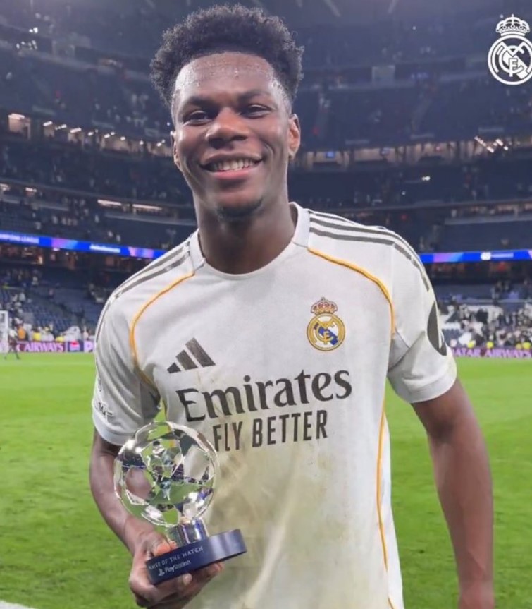 بهترین بازیکن بازی رئال مادرید و بنفیکا