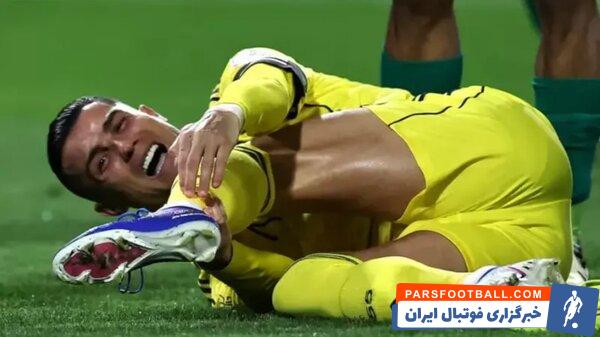 مصدومیت رونالدو از ناحیه همسترینگ و دوری یک ماهه از میادین