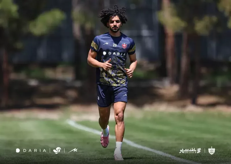 تمرین انفرادی فرزین معاملهگری در تیم پرسپولیس