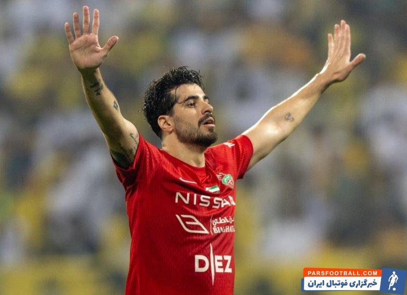 سعید عزت‌اللهی با انگیزه بالا در تمرینات شباب الاهلی
