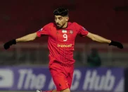 مهدی ترابی ستاره تراکتور روی پوستر این باشگاه برای دیدار با شباب الاهلی قرار گرفت