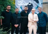 ملاقات مجتبی جباری و حمید علیدوستی در مراسم رونمایی از کتاب