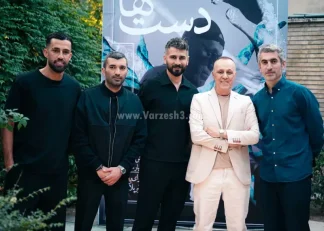 ملاقات مجتبی جباری و حمید علیدوستی در مراسم رونمایی از کتاب