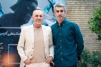 عادل فردوسی‌پور در مراسم رونمایی از کتاب حمید علیدوستی حضور داشت