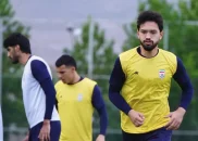 دانیال ایری با انگیزه بالا در تمرین تیم ملی اردوی ترکیه