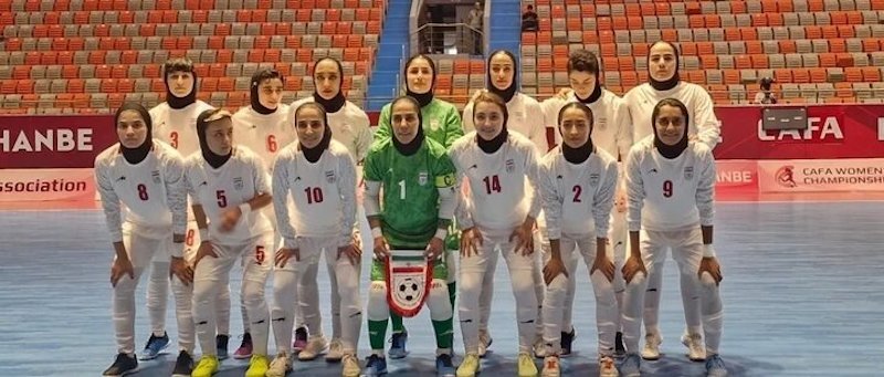 تیم فوتسال زنان ایران در کافا قهرمان شد